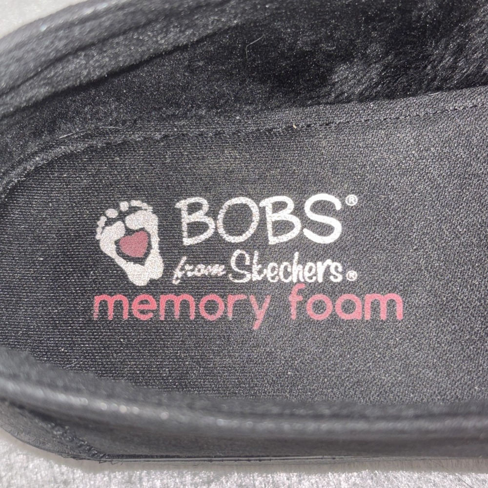 Bobs by Skechers Chill Lugs Urban Spell Women 8.5 Black Slip On Memory Foam EUC - Picture 16 of 16